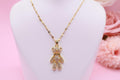 Collares Cute de Ositos en Acero Inoxidable
